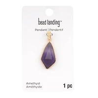 Amethyst Drop Pendant by Bead Landing™