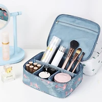 NEX™ Blue Cosmetic Organizer with Adjustable Divider