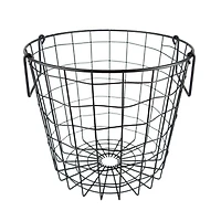 DII® 10" Black Round Metal Basket