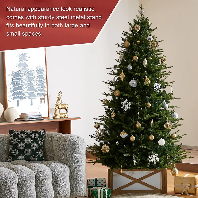 7.5ft. Unlit Green Slim Fir Artificial Christmas Tree