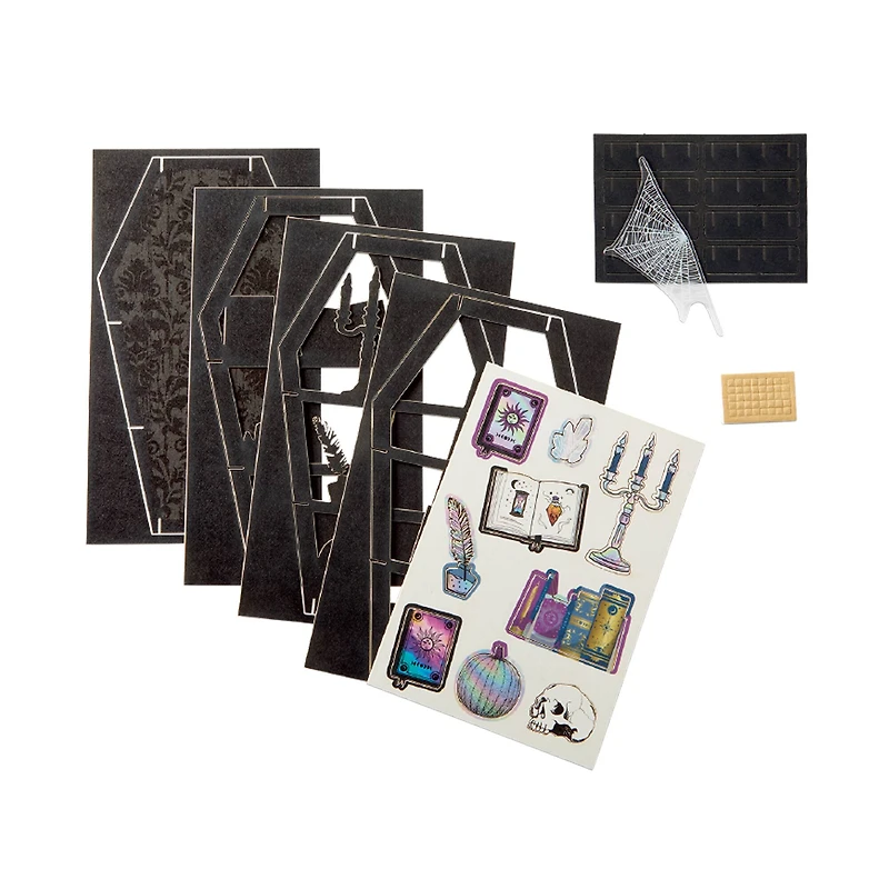 Witchy Coffin Shelf Paper Diorama Kit by Recollections™