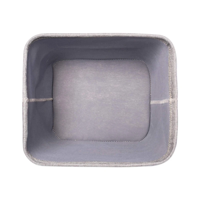 DII® Gray Poly Bin Zig-Zag Stitch Variegated Trapezoid Set