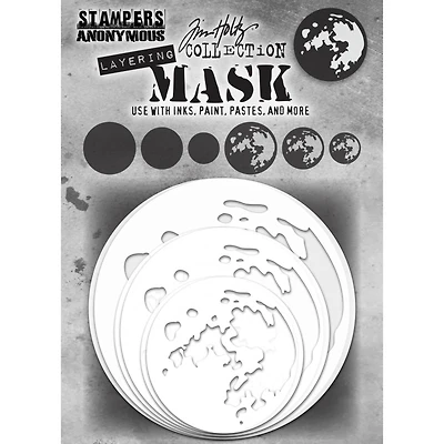 Tim Holtz® Stamper's Anonymous Moon Layering Mask Set