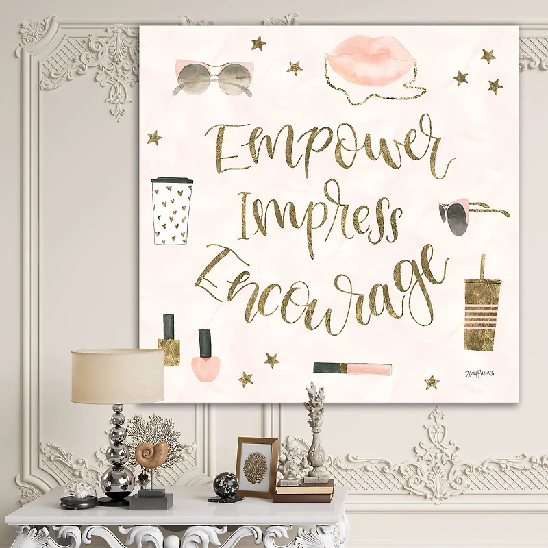 Designart - Glam Pink Ladies V