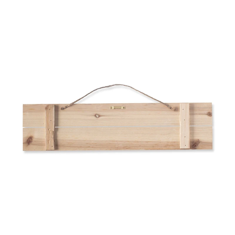 5" x 20" Wood Slats Plaque by Make Market®