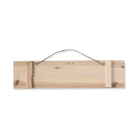 5" x 20" Wood Slats Plaque by Make Market®