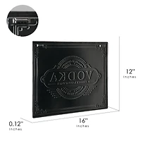 American Art Decor Vodka Metal Embossed Sign