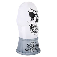 6ft. Airflowz Inflatable Halloween Skull with Swirling Lights