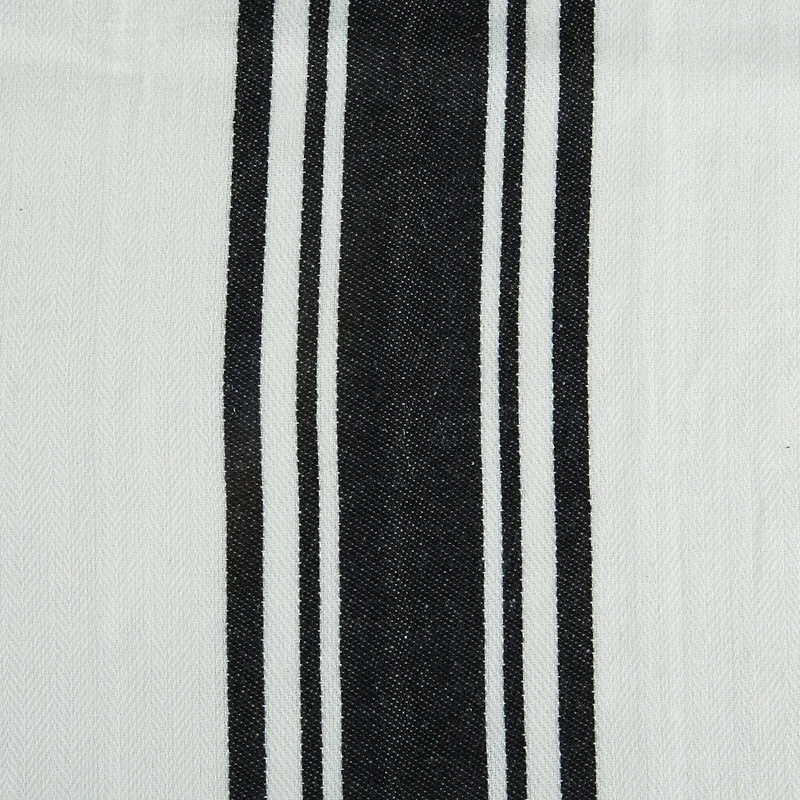 DII® Black Chef Stripe Dish Towels, 3ct.