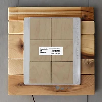 Essentials by Leisure Arts 24 Pack 3" x 3" Square Flat Wood Shape