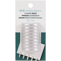 We R Memory Keepers® Pearl Crop-A-Dile Power Punch Planner Discs, 9ct.