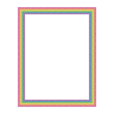 Royal Brites® 22" x 28" Glitter Rainbow Border Poster Board