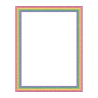 Royal Brites® 22" x 28" Glitter Rainbow Border Poster Board
