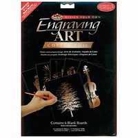 Royal & Langnickel® Engraving Art™ 8" x 10" Copper Foil Blank Boards, 6 Sheets