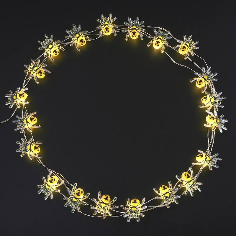 20ct. Warm White LED Yellow Spider String Lights by Ashland®