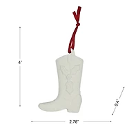 4" DIY Ceramic Cowboy Boot Ornament by Make Market®