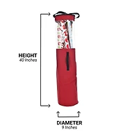 Santa's Bag Christmas Wrapping Paper Storage Container