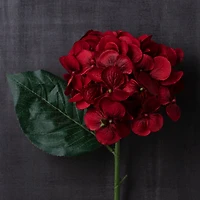 12 Pack: Red Hydrangea Stem by Ashland®