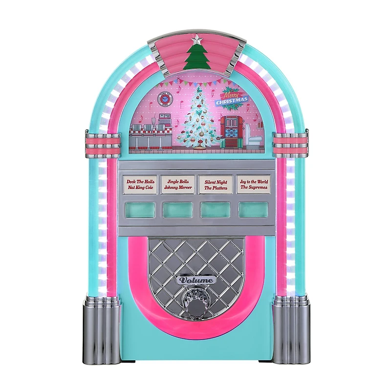 9" Teal Retro Jukebox
