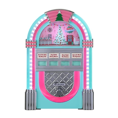 9" Teal Retro Jukebox