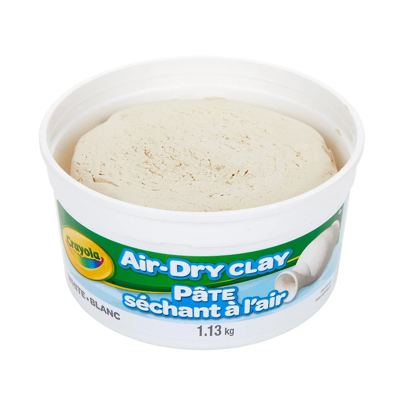 Crayola Air Dry White Clay, 2.5lb.