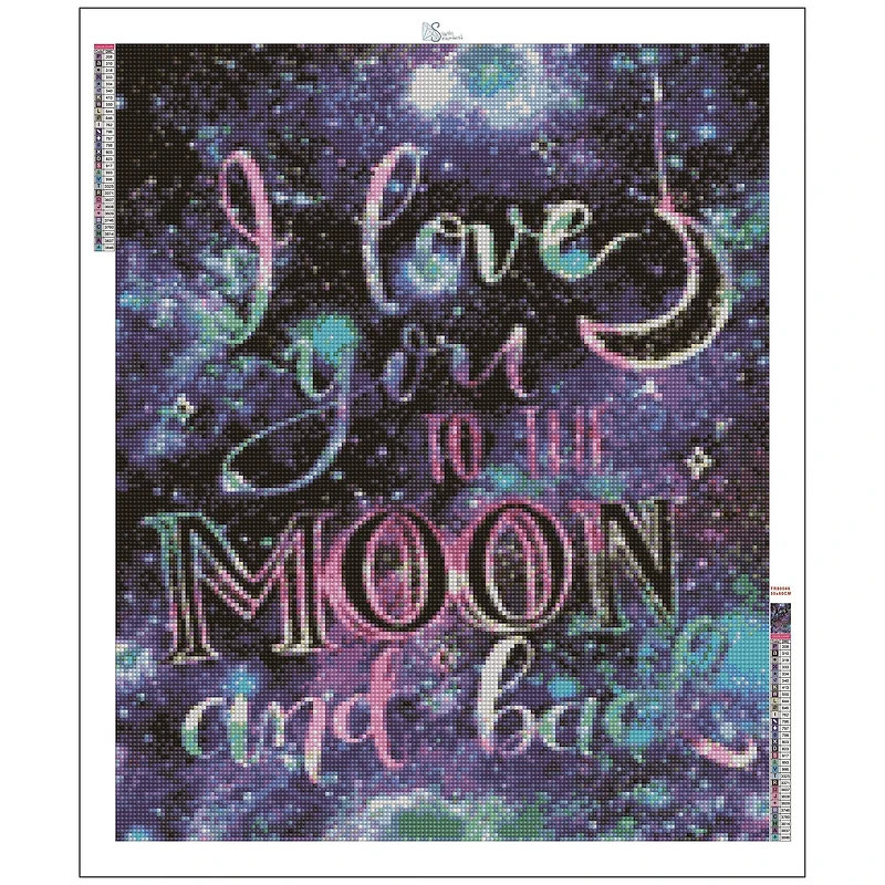 Sparkly Selections I Love You to the Moon and Back Diamond Painting Kit