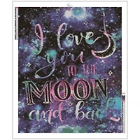 Sparkly Selections I Love You to the Moon and Back Diamond Painting Kit
