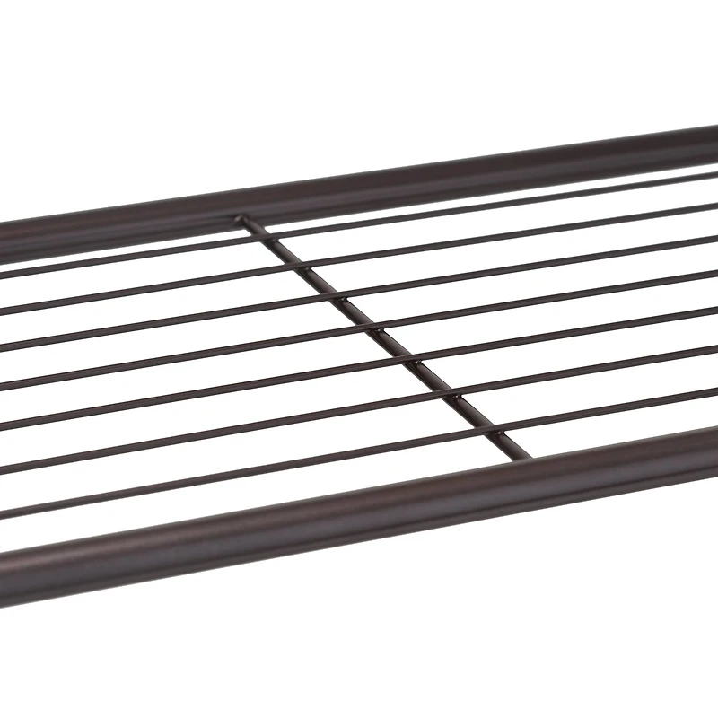 Organize It All 30" Belgium Oil Rubbed Bronze 3-Tier Shelving Tower