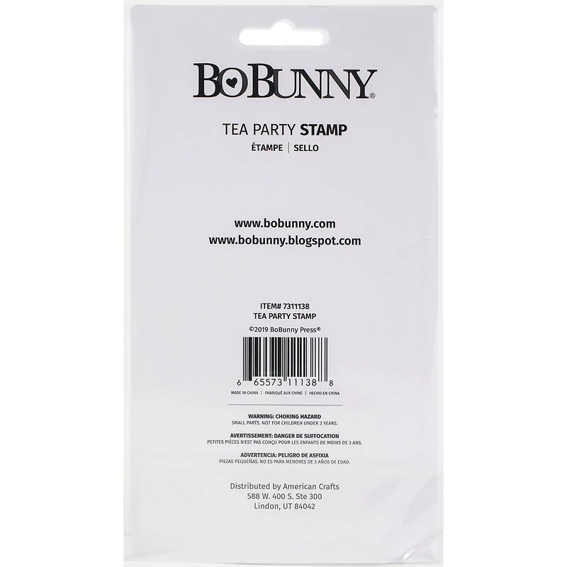 Bo Bunny® Tea Party Clear Stamps