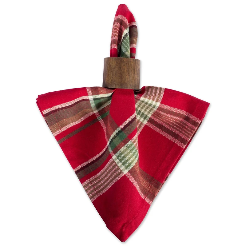 Tango Red Plaid Napkin, 6ct.