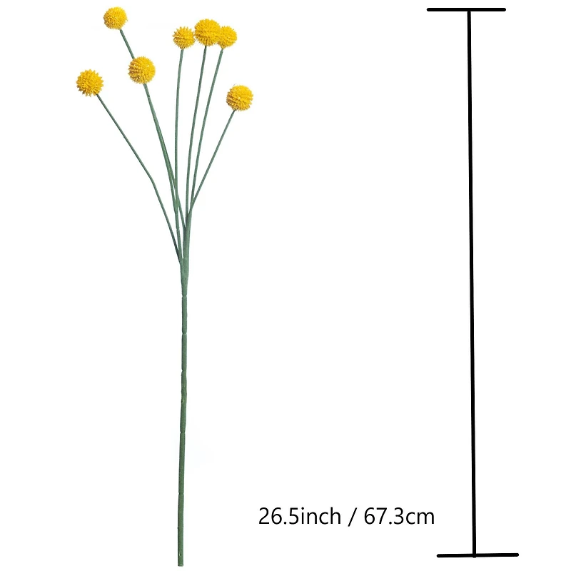 16 Pack: Yellow Billy Ball Stem by Ashland®