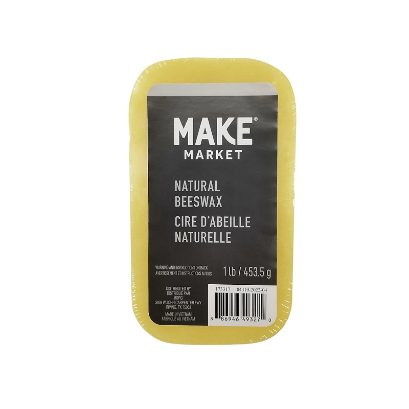 6 Pack: 1lb. Natural Beeswax by Make Market®