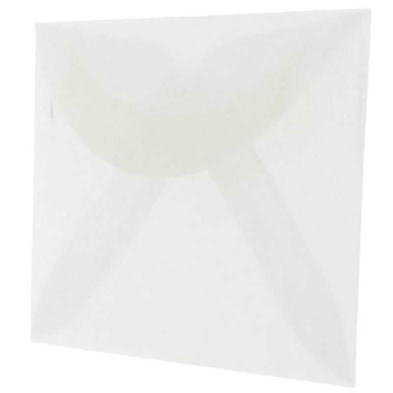 JAM Paper 3Drug Clear Translucent Vellum Envelopes 100ct.