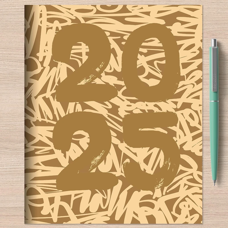 TF Publishing 2025 Muddy Scribbles Medium Monthly Planner