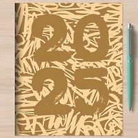 TF Publishing 2025 Muddy Scribbles Medium Monthly Planner