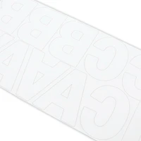 White Alphabet Stickers by Recollections™ 