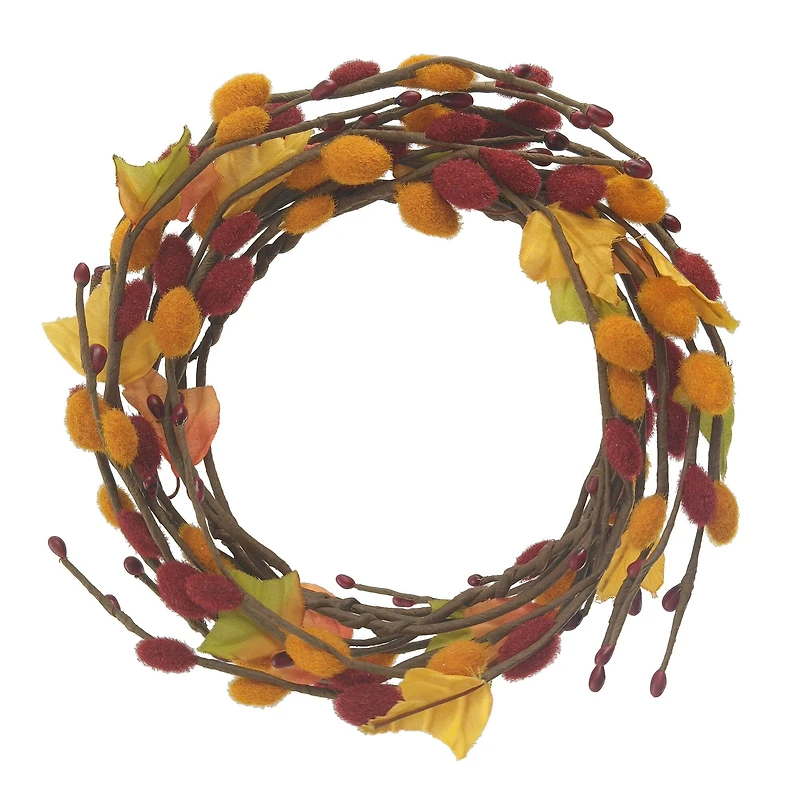 5ft. Berry & Leaves Coiled Garland by Ashland®