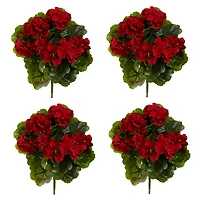 Red Geranium Bush, 4ct.