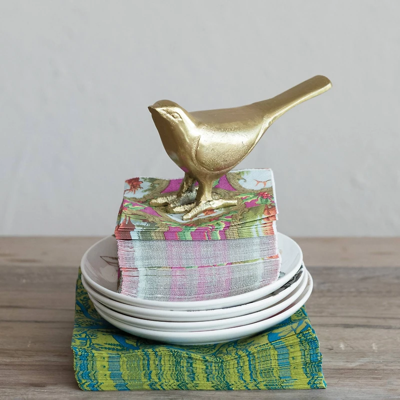 Hello Honey® 6" Gold Cast Aluminum Bird Tabletop Décor