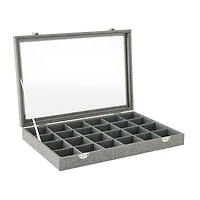 Gray Jewelry Tray with Lid By Bead Landing™
