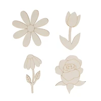 Flowers Plywood Shapes by Make Market®