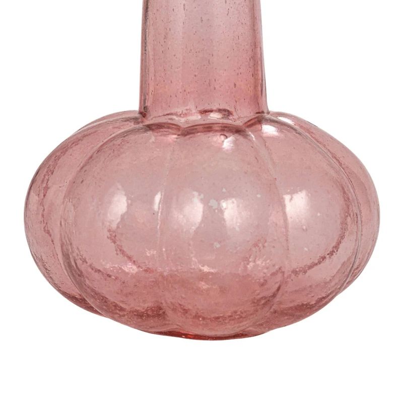 Hello Honey® Embossed Reclaimed Glass Vase Set