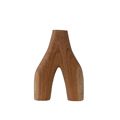 Hello Honey® 12" Natural Decorative Arched Wood Vase