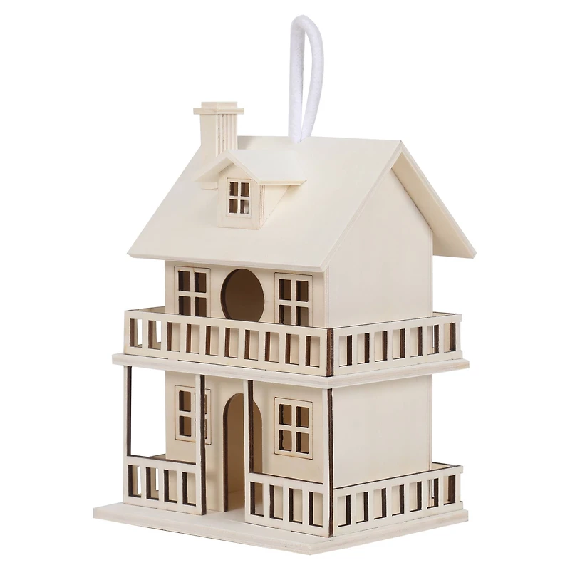 9" Wood 2-Story Birdhouse by Make Market®