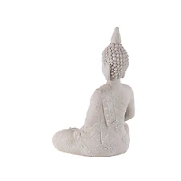 28" Gray Buddha Garden Sculpture