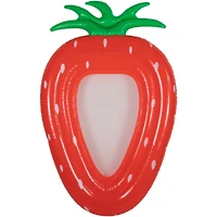 66" Jumbo Strawberry Mesh Lounger Pool Float