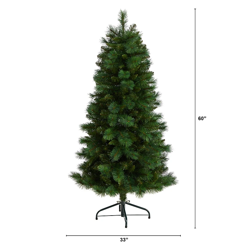 5ft. Unlit Slim West Virginia Mountain Pine Artificial Christmas Tree
