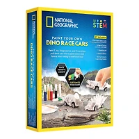 National Geographic™ Paint Your Own Dino Race Cars Kit