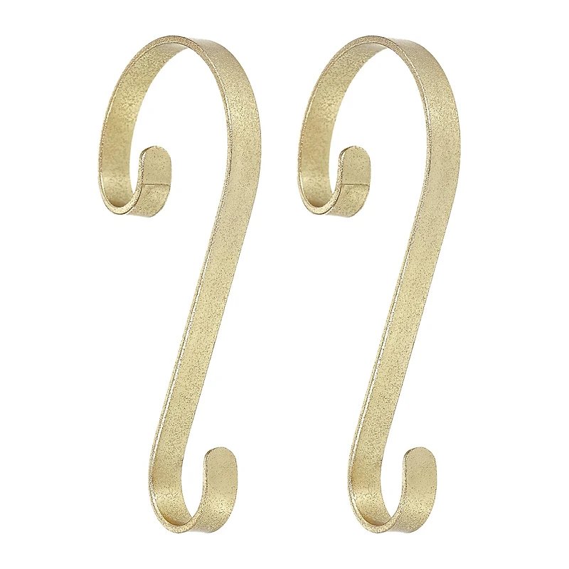 Haute Decor Stocking Scrolls® Glimmer Gold Stocking Holders
