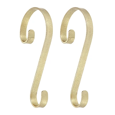 Haute Decor Stocking Scrolls® Glimmer Gold Stocking Holders